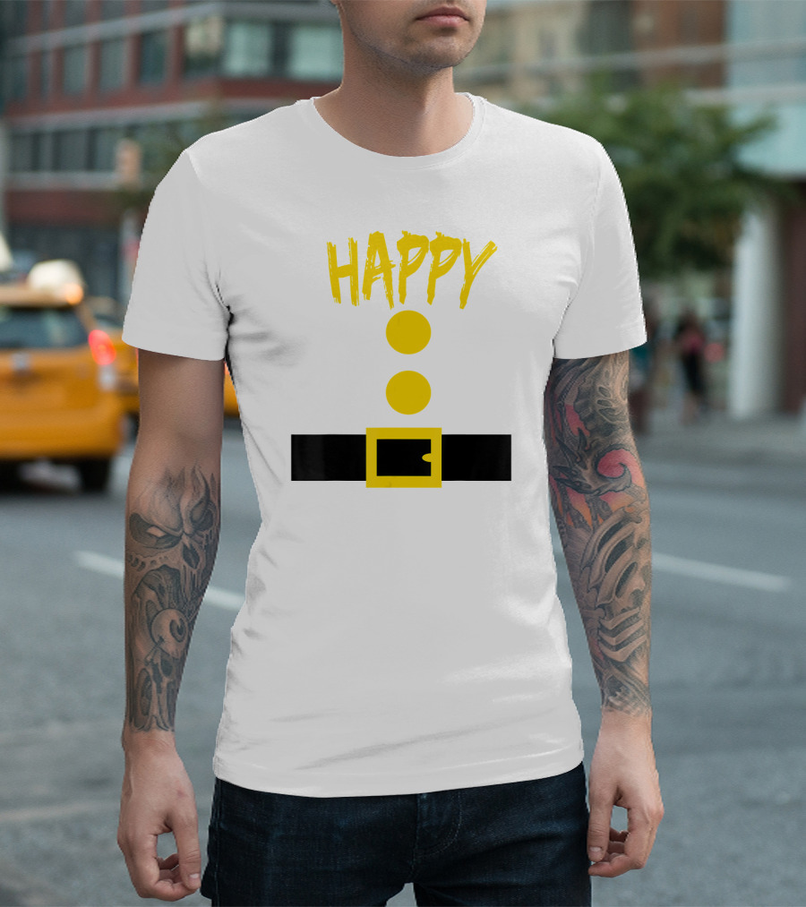 Happy Dwarf Costume Belt T-Shirt