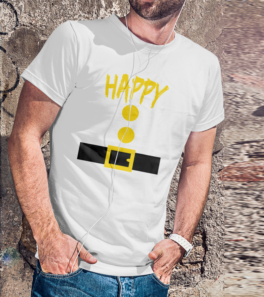 Happy Dwarf Costume Belt T-Shirt