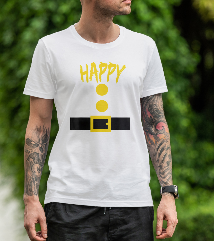 Happy Dwarf Costume Belt T-Shirt