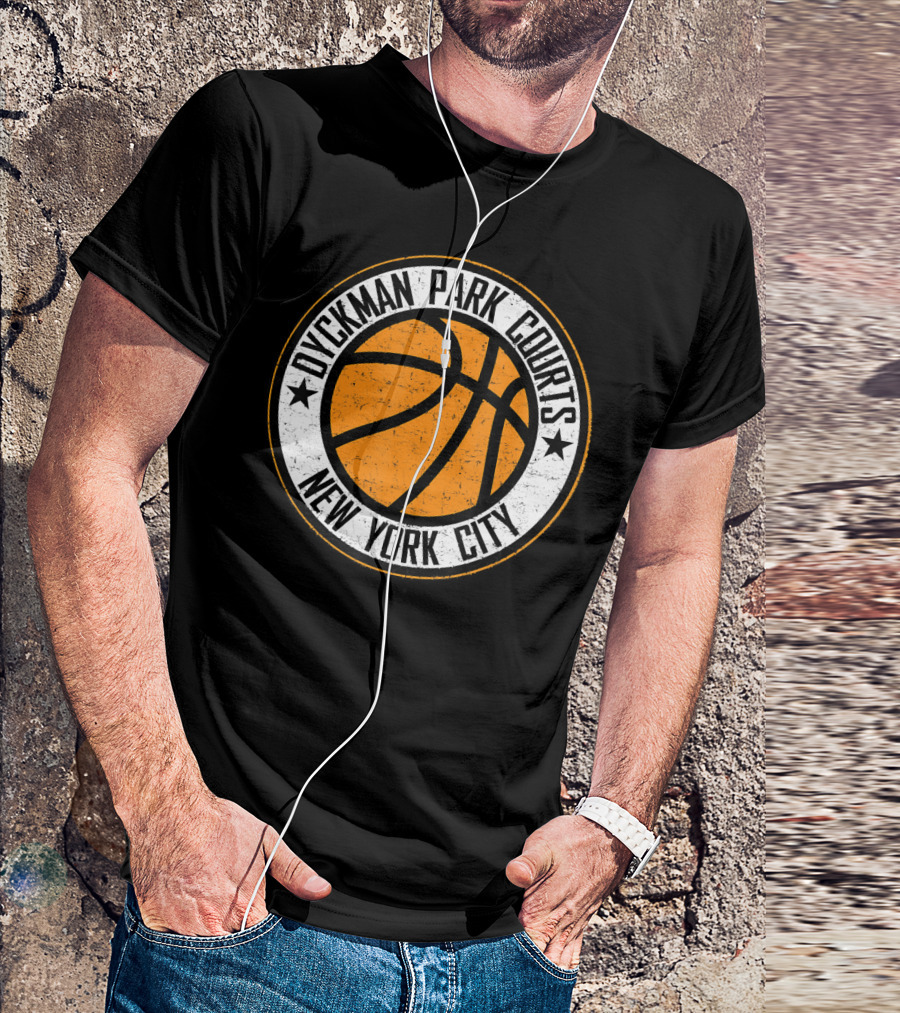 Dyckman Park Courts Basketball New York City T-Shirt