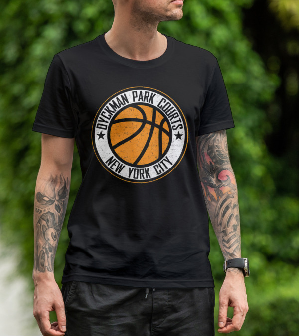 Dyckman Park Courts Basketball New York City T-Shirt