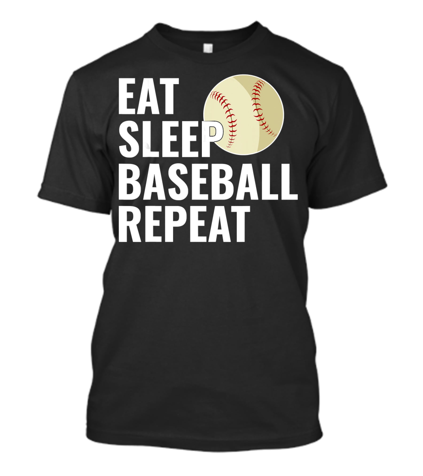 Eat Sleep Baseball Repeat Men Kid Bo Sports Lifestyle T-Shirt