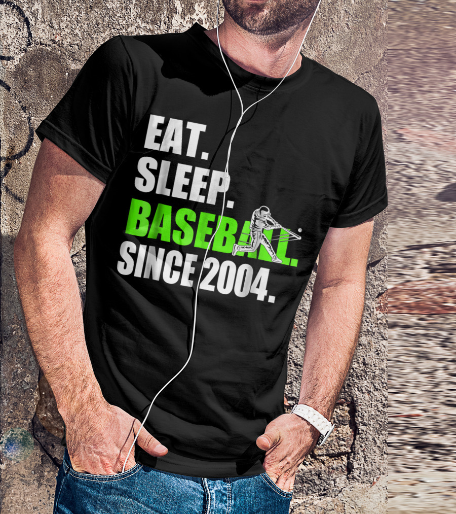 EAT SLEEP BASEBALL SINCE 2004 BATTER T-Shirt