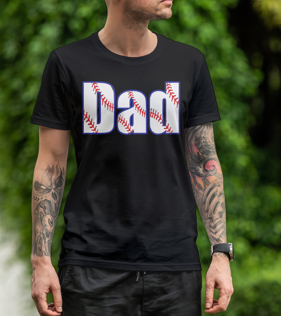 Dad Baseball Fun Father's Day Play T-Shirt