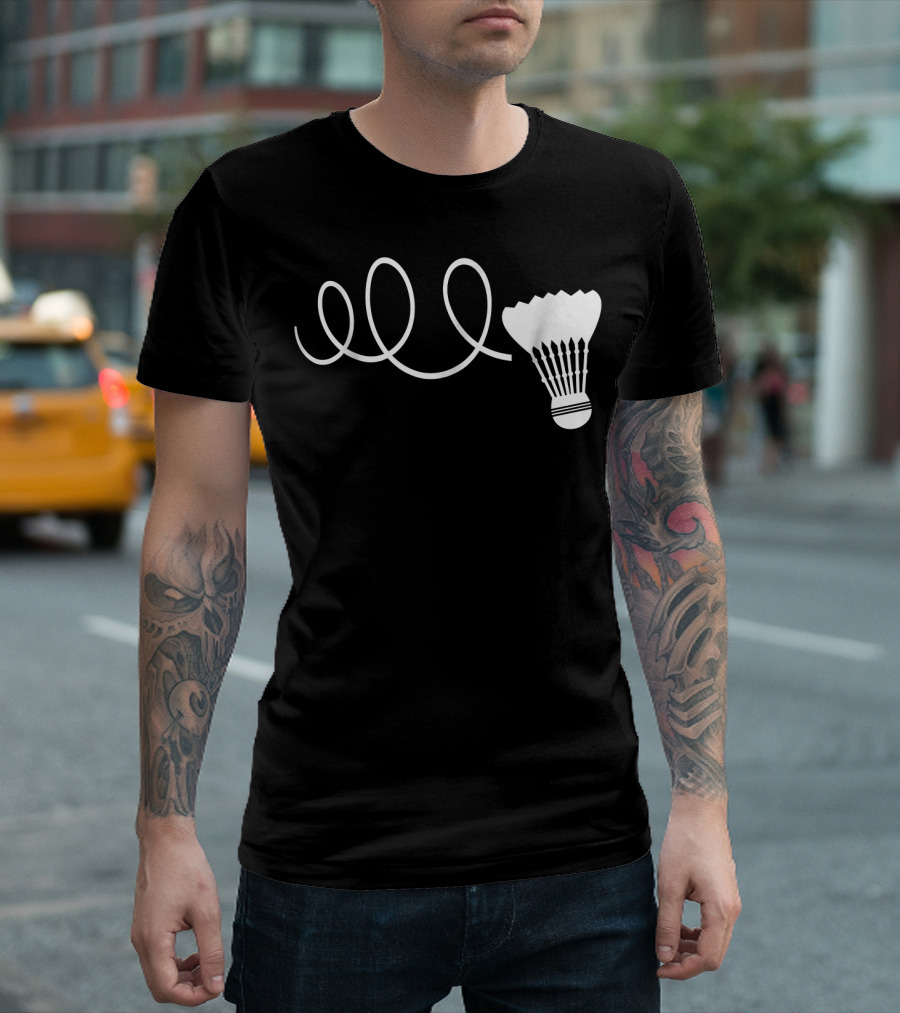 Elo Funny Badminton Shuttle Loop T-Shirt