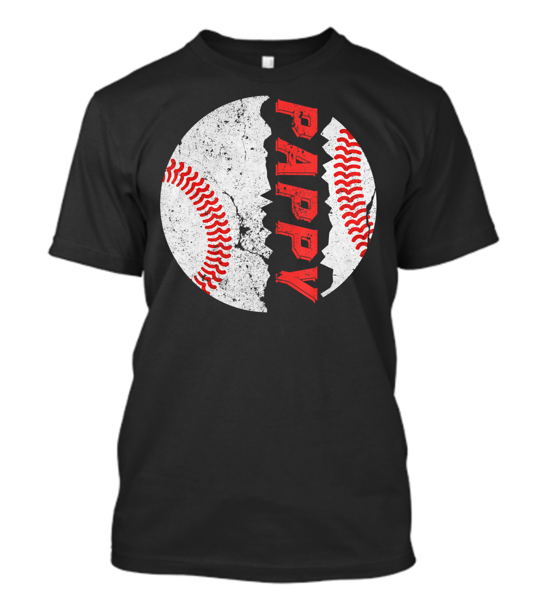 Pappy Funny Baseball Softball Crackle T-Shirt