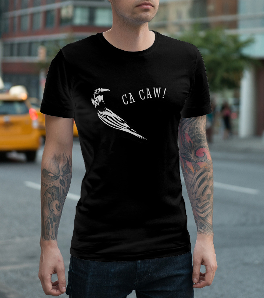 Funny Blackbird Crow Ca Caw For Bird Enthusiasts T-Shirt