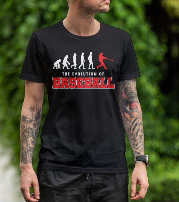The Evolution Of Baseball Player Swing Progression T-Shirt