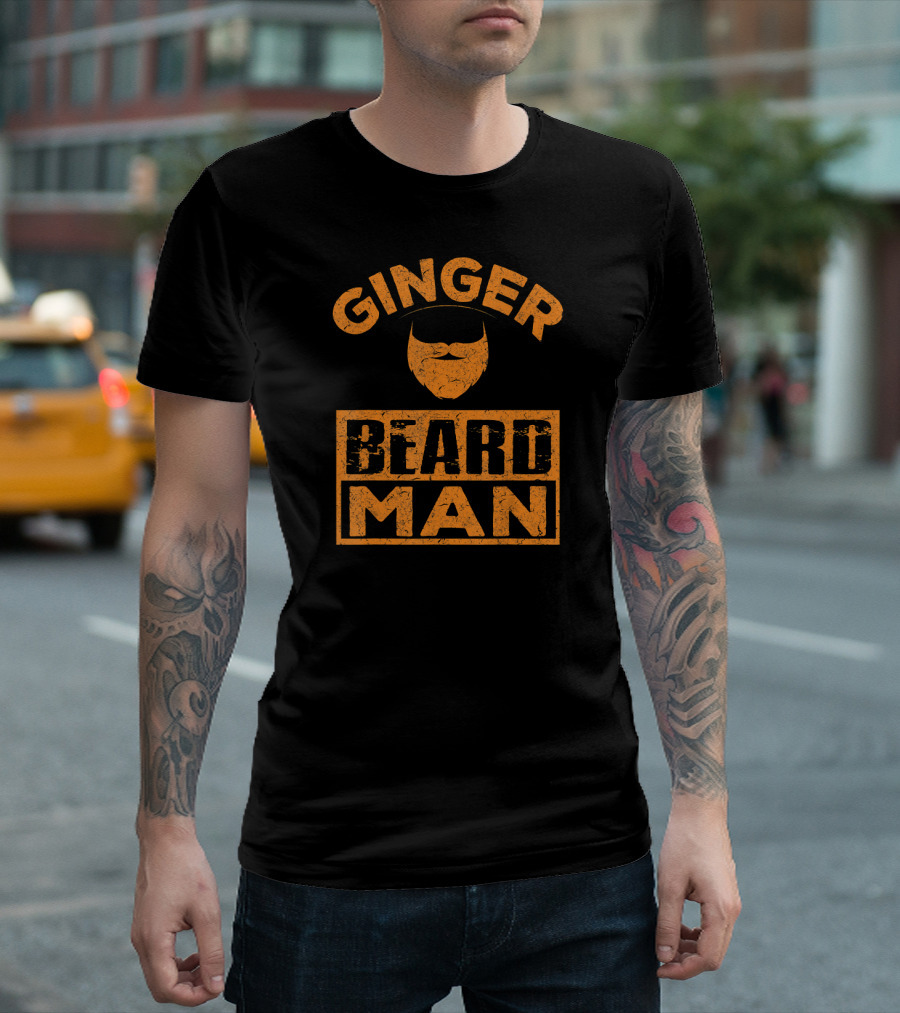 Ginger Beard Man Bearded T-Shirt