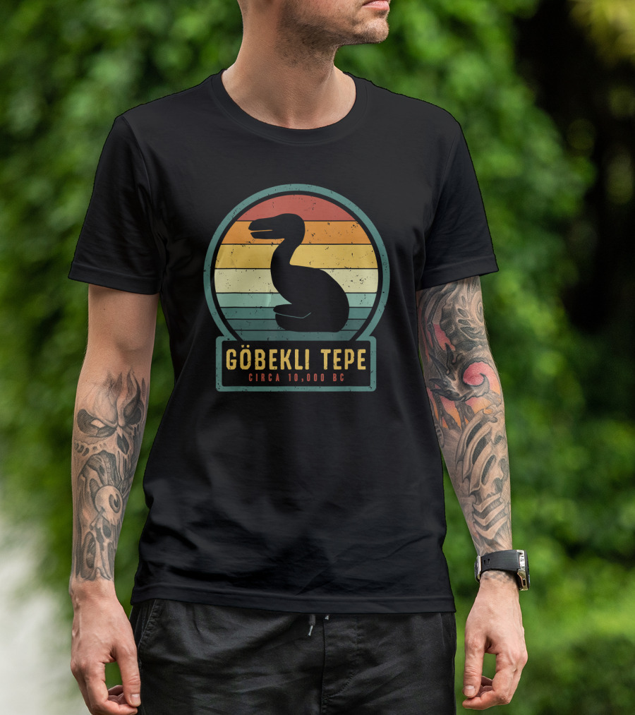 Göbekli Tepe Circa 10,000 BC Penguin Dodo Bird Ancient T-Shirt