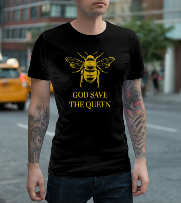 God Save The Queen Bumblebee Environmental T-Shirt
