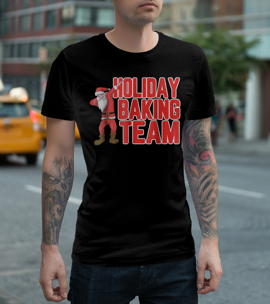 HOLIDAY BAKING TEAM DABBING SANTA T-Shirt