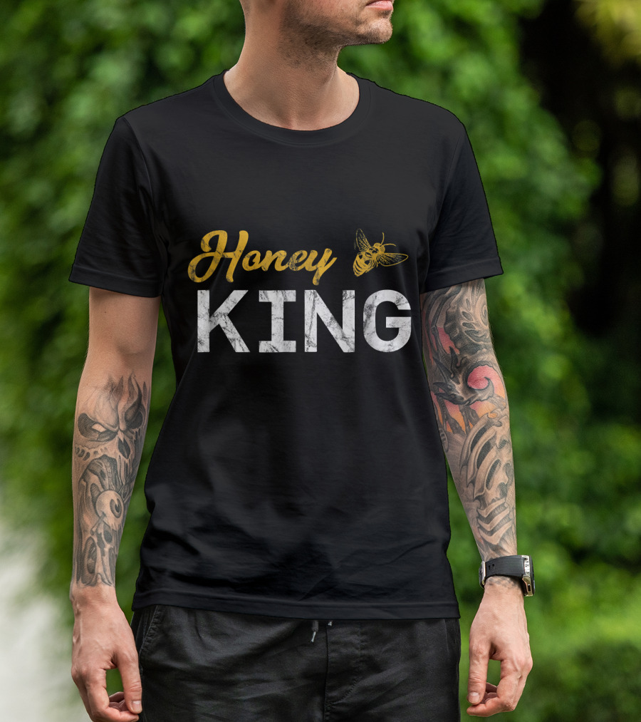 Honey King Bumble Bee Men's Funny T-Shirt