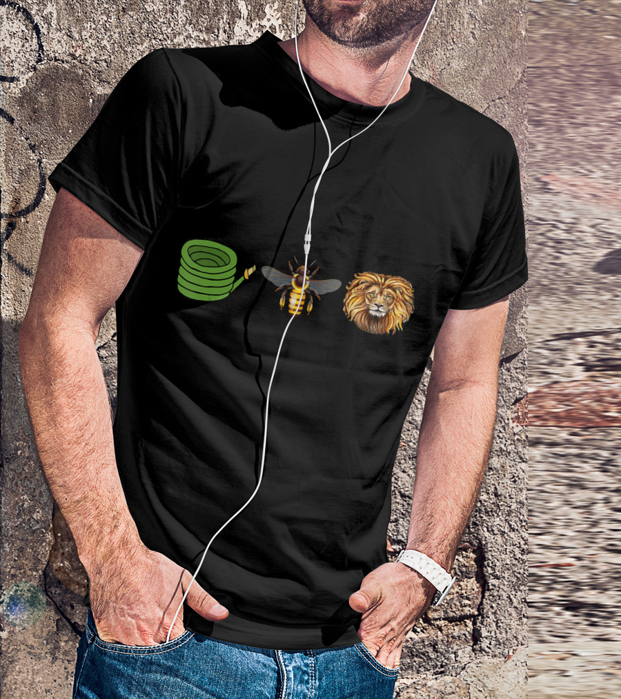 Hose Bee Lion Mane Emoji Sequence T-Shirt