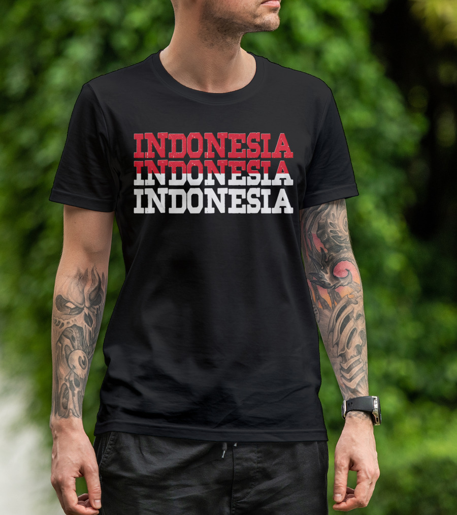 INDONESIA Indonesian Flag Lovers T-Shirt