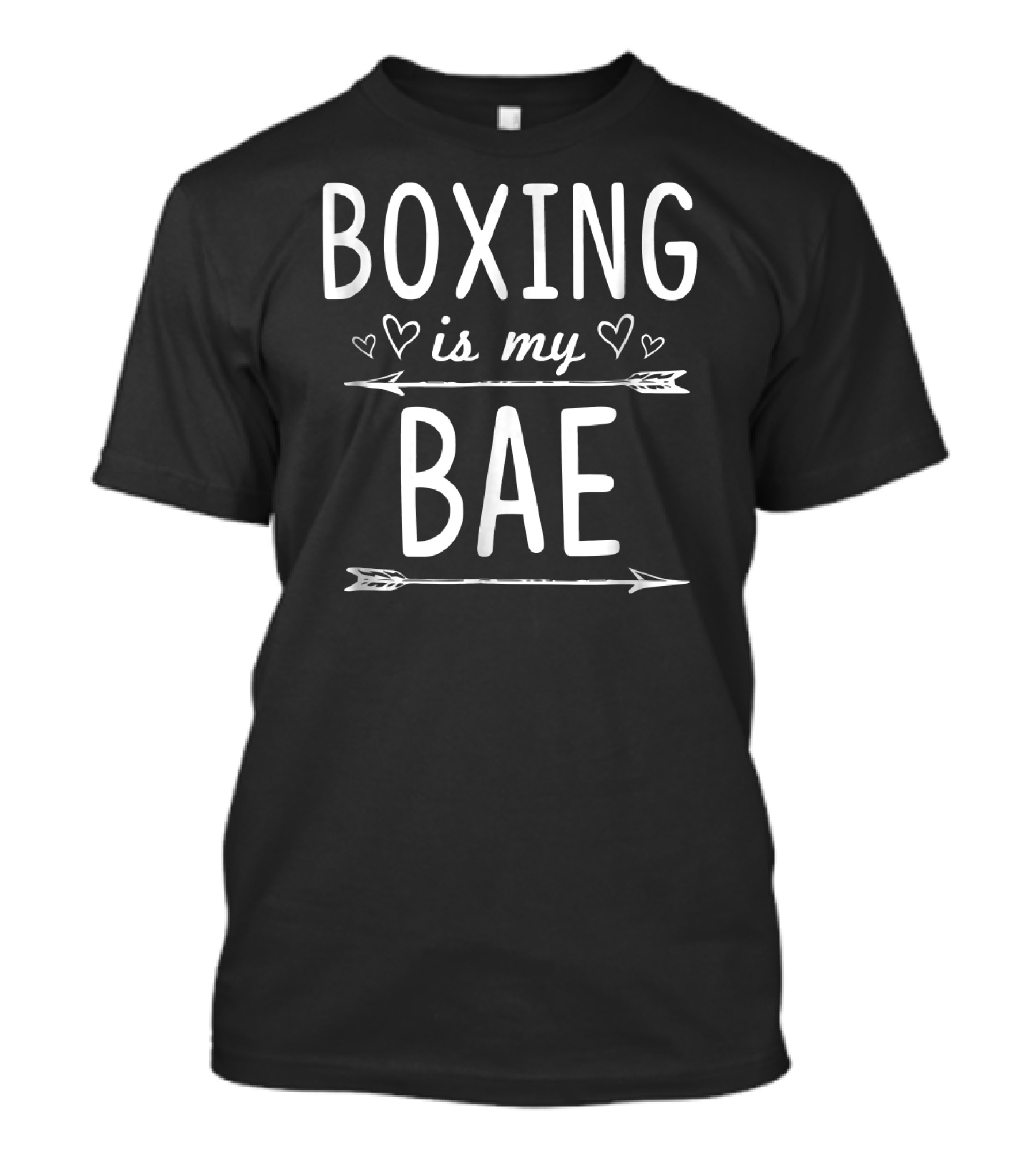 Boxing Is My BAE With Arrows And Hearts T-Shirt
