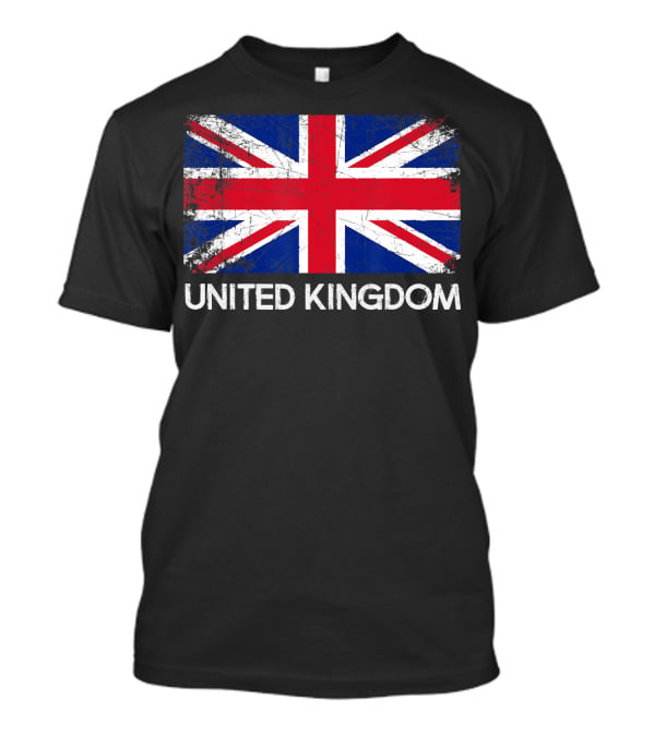 British Flag Vintage United Kingdom T-Shirt