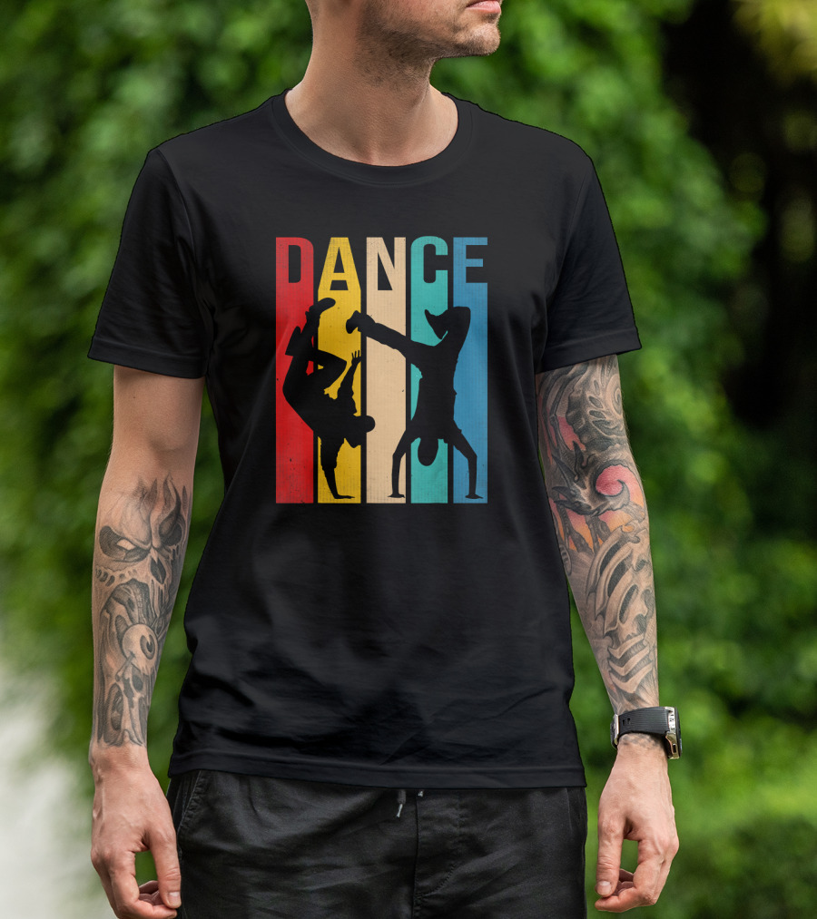 Breakdancing B Boy Dance Colorful T-Shirt