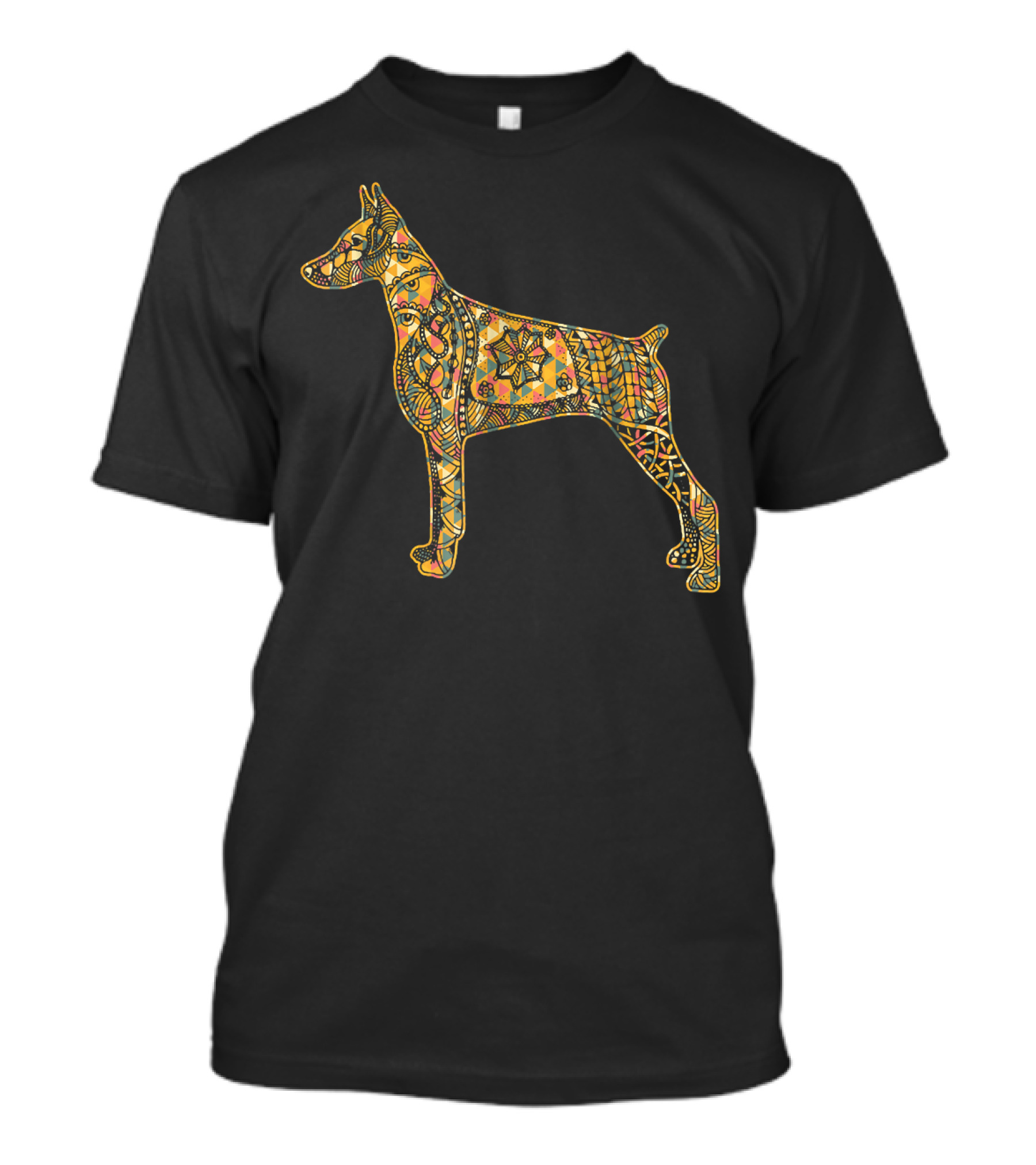 Doberman Pinscher Mandala T-Shirt