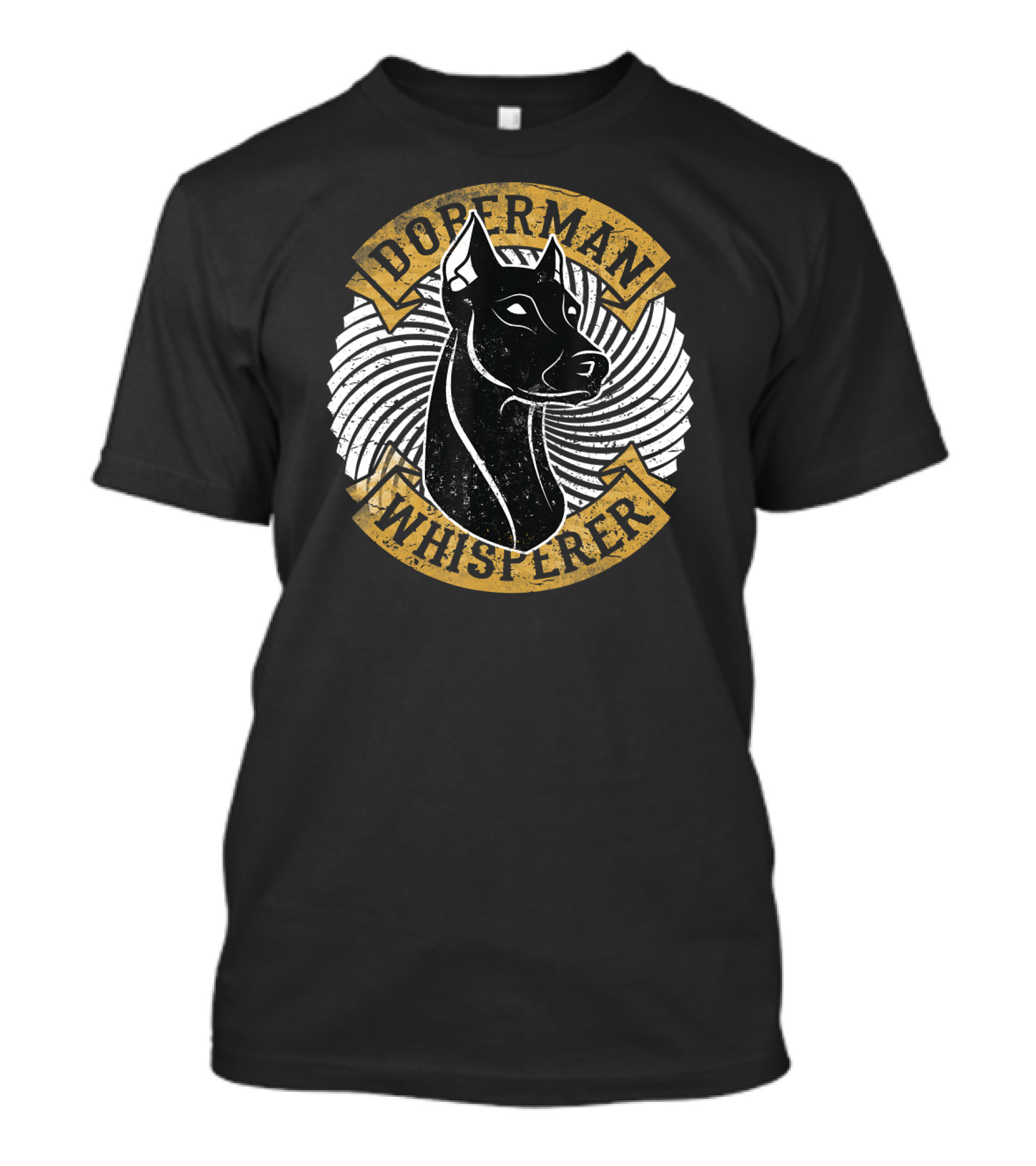 Doberman Whisperer Dog Trainer Spiral T-Shirt