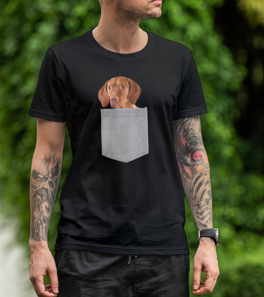 Dog In Your Pocket Vizsla Companion T-Shirt