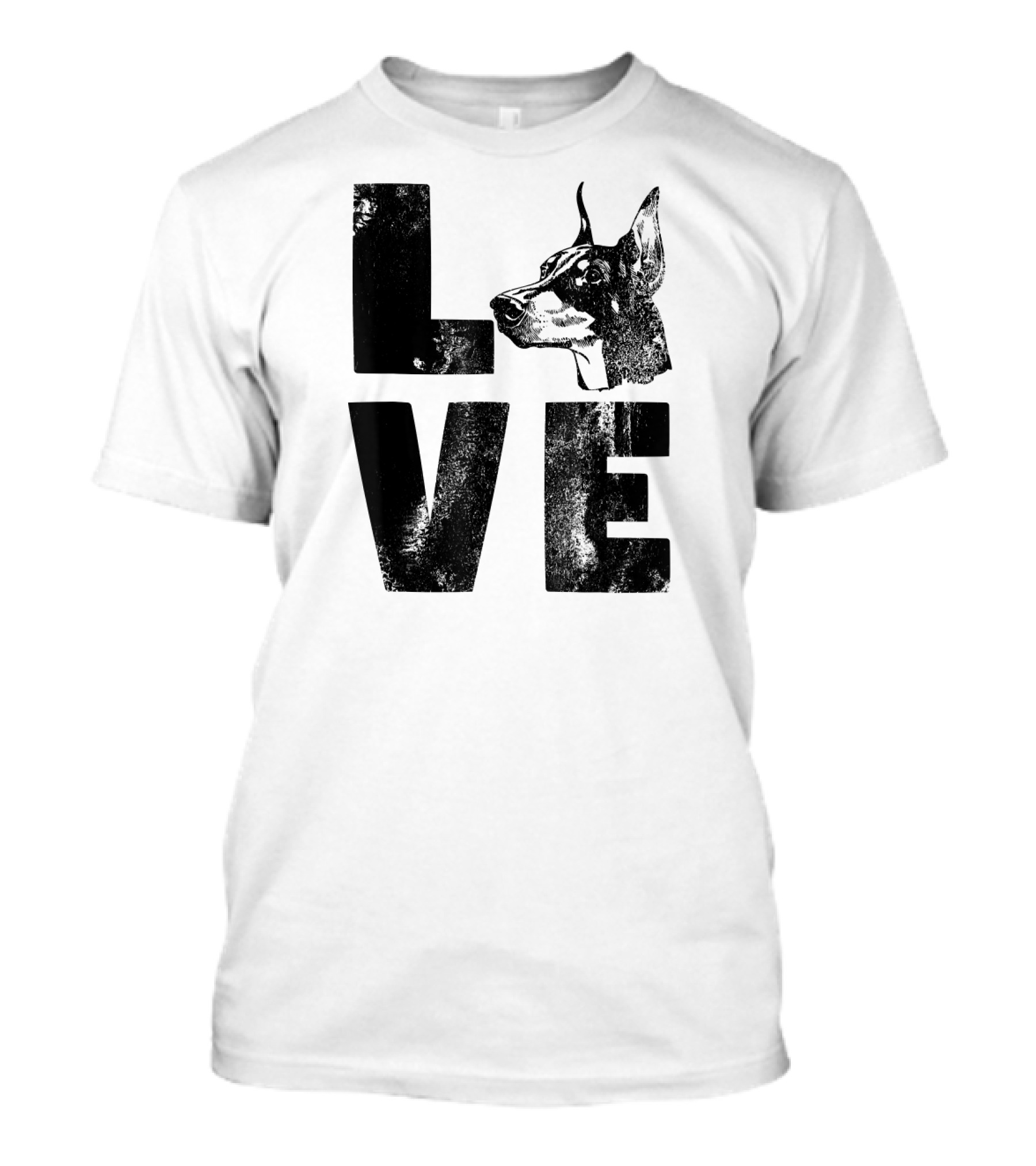 LOVE Doberman Pinscher Dog T-Shirt