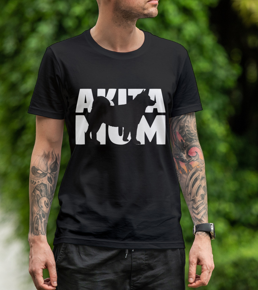 Akita Mom Akita Dog T-Shirt