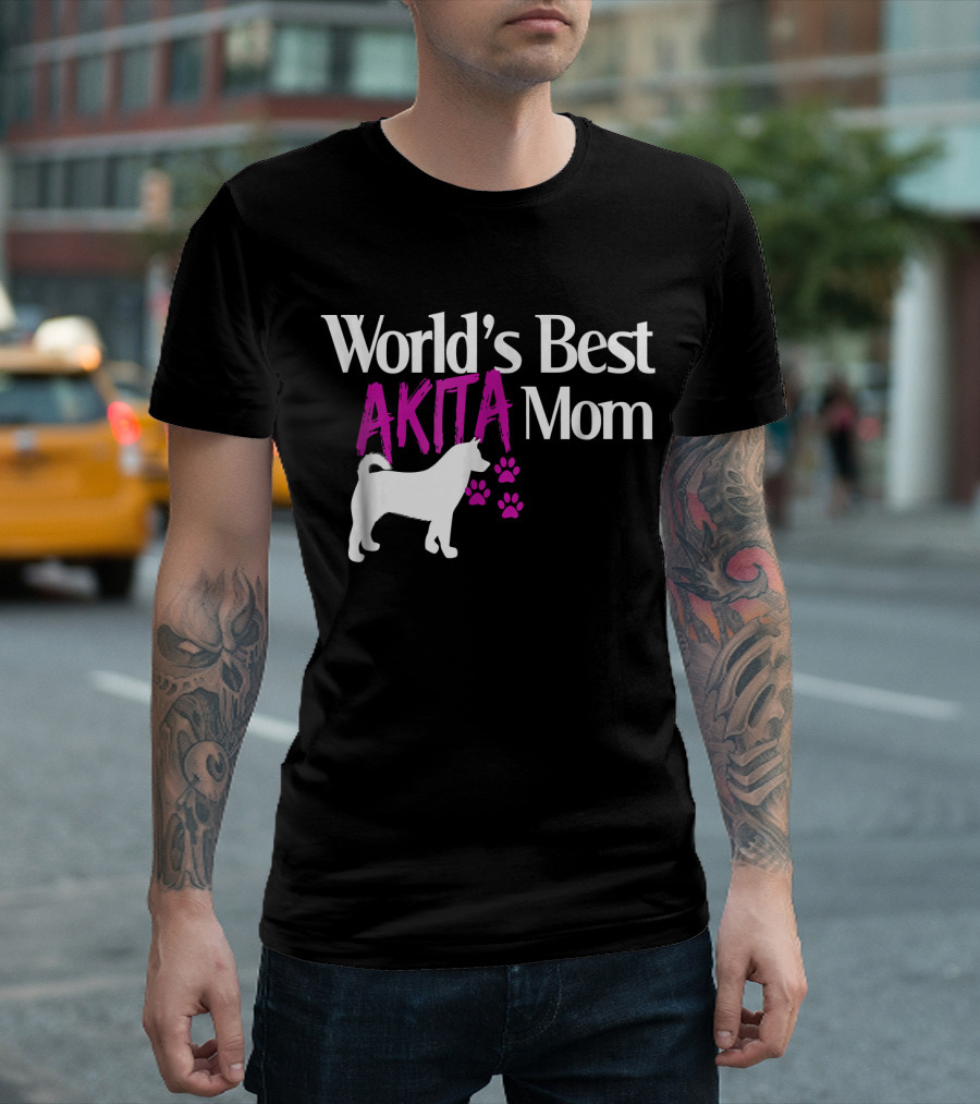 World's Best Akita Mom T-Shirt
