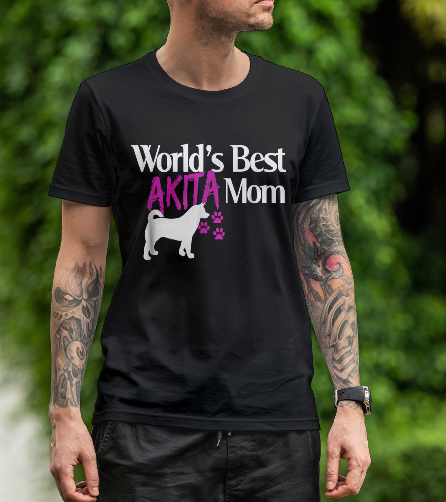 World's Best Akita Mom T-Shirt