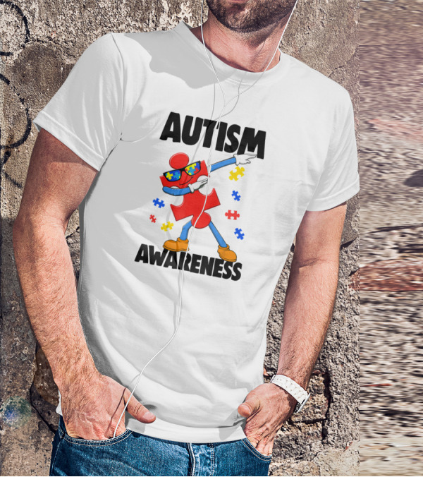 Autism Awareness Puzzle Piece Dance T-Shirt