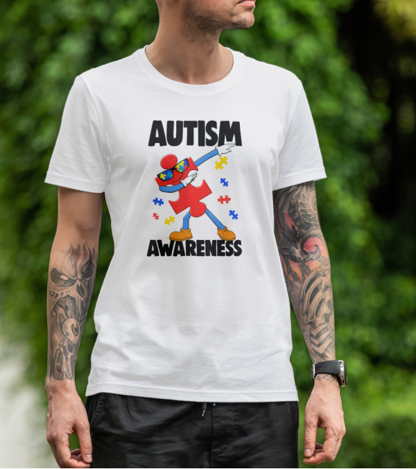 Autism Awareness Puzzle Piece Dance T-Shirt