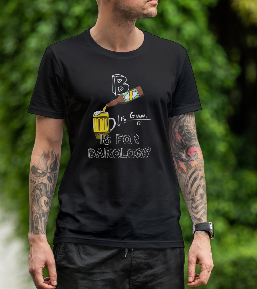 B Is For Barology Physics Gravity Beer Mug T-Shirt