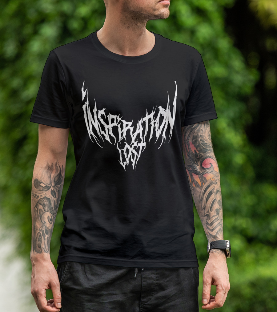 Inspiration Lost Big White Logo Swe T-Shirt