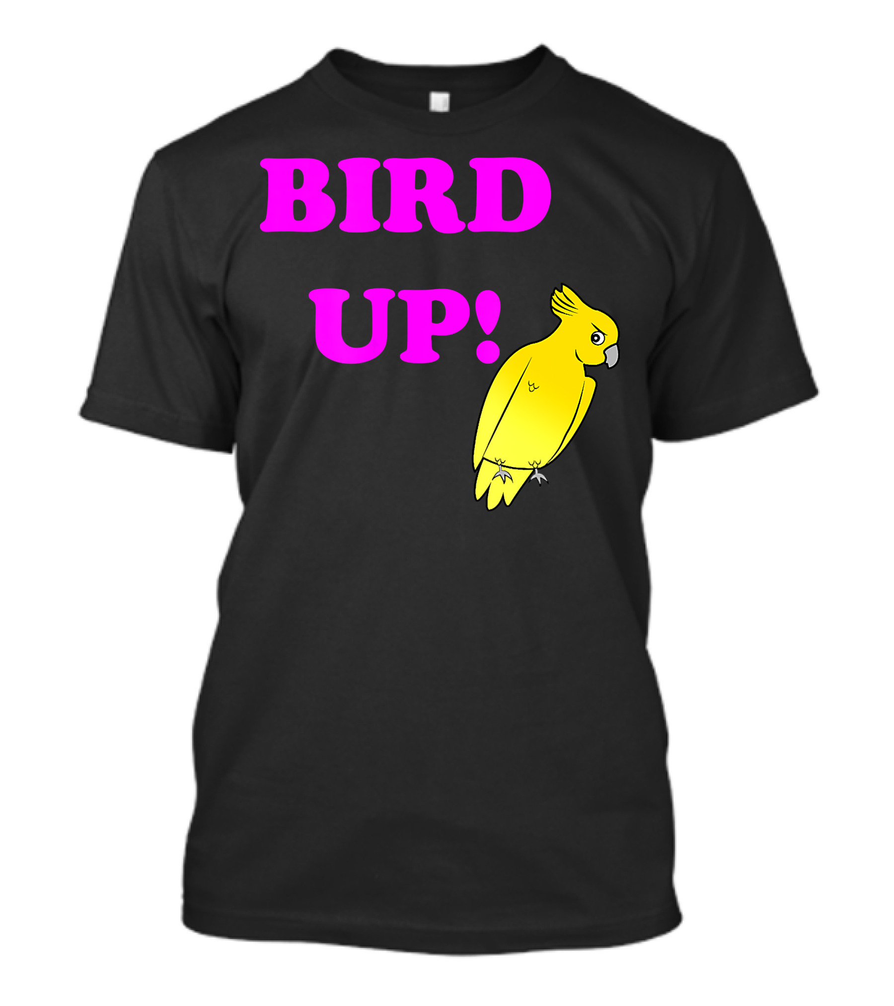 BIRD UP Yellow Parrot T-Shirt