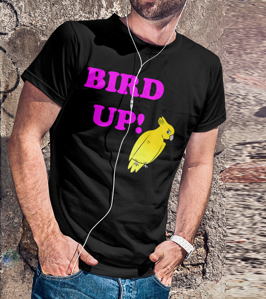 BIRD UP Yellow Parrot T-Shirt