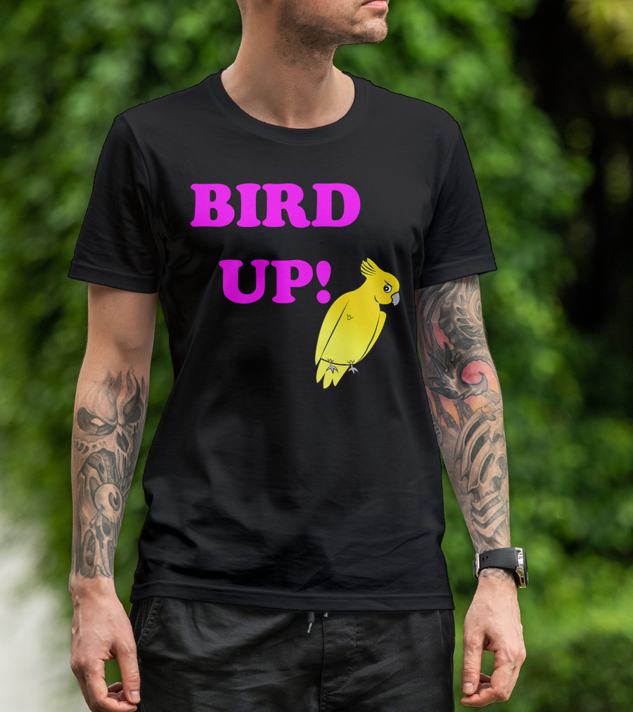 BIRD UP Yellow Parrot T-Shirt