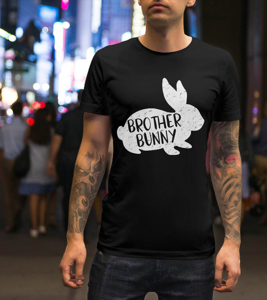 Brother Bunny Cute Matching Rabbit T-Shirt