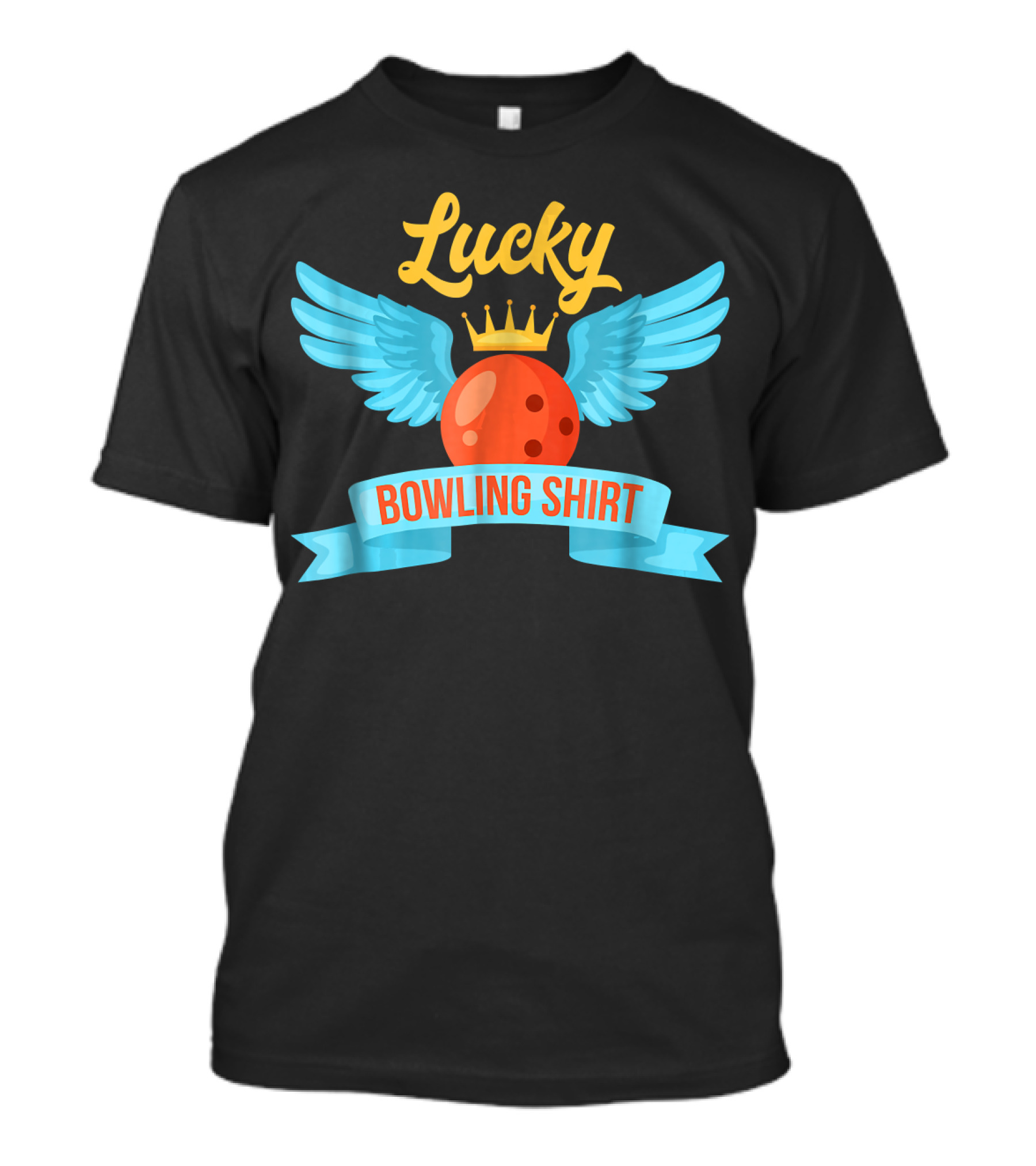 Lucky Bowling Shirt Winged Crown T-Shirt