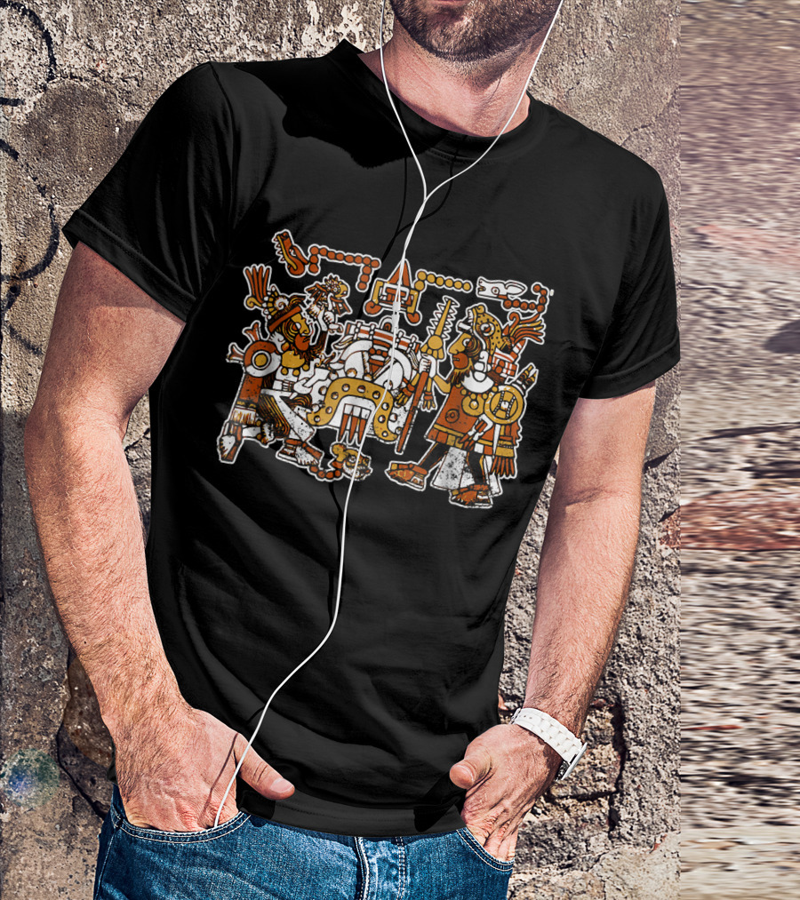 Mayan Ritual Archeology Ancient Symbols T-Shirt