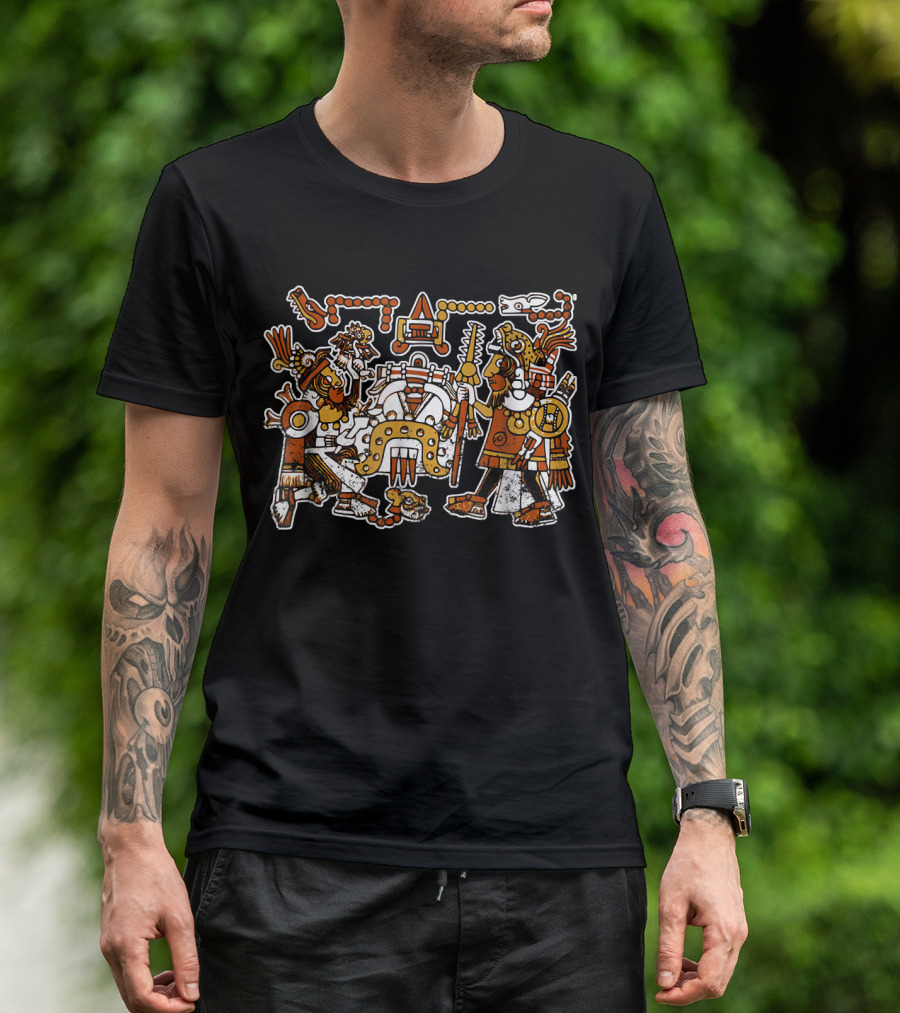 Mayan Ritual Archeology Ancient Symbols T-Shirt