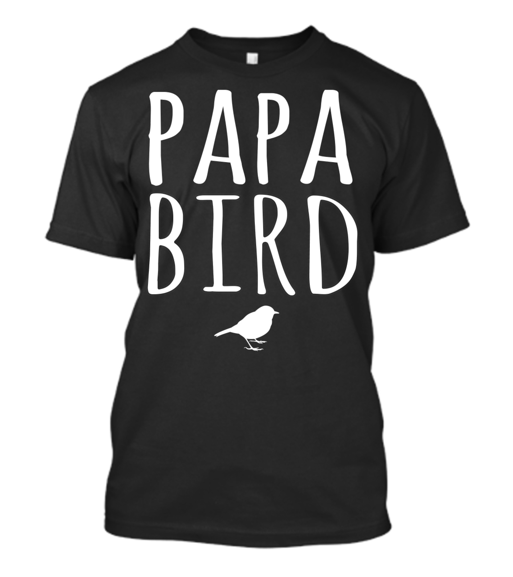 Papa Bird Mens Cute Mom Baby T-Shirt