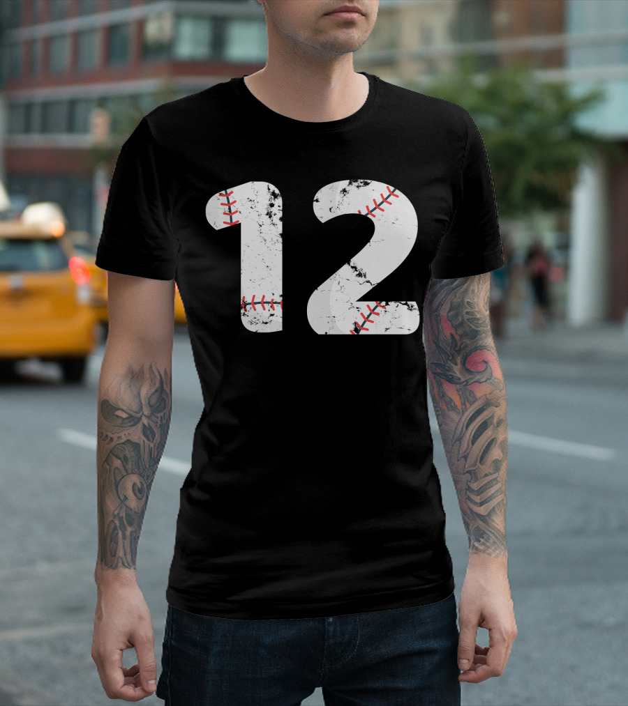 Number 12 Baseball T-Shirt