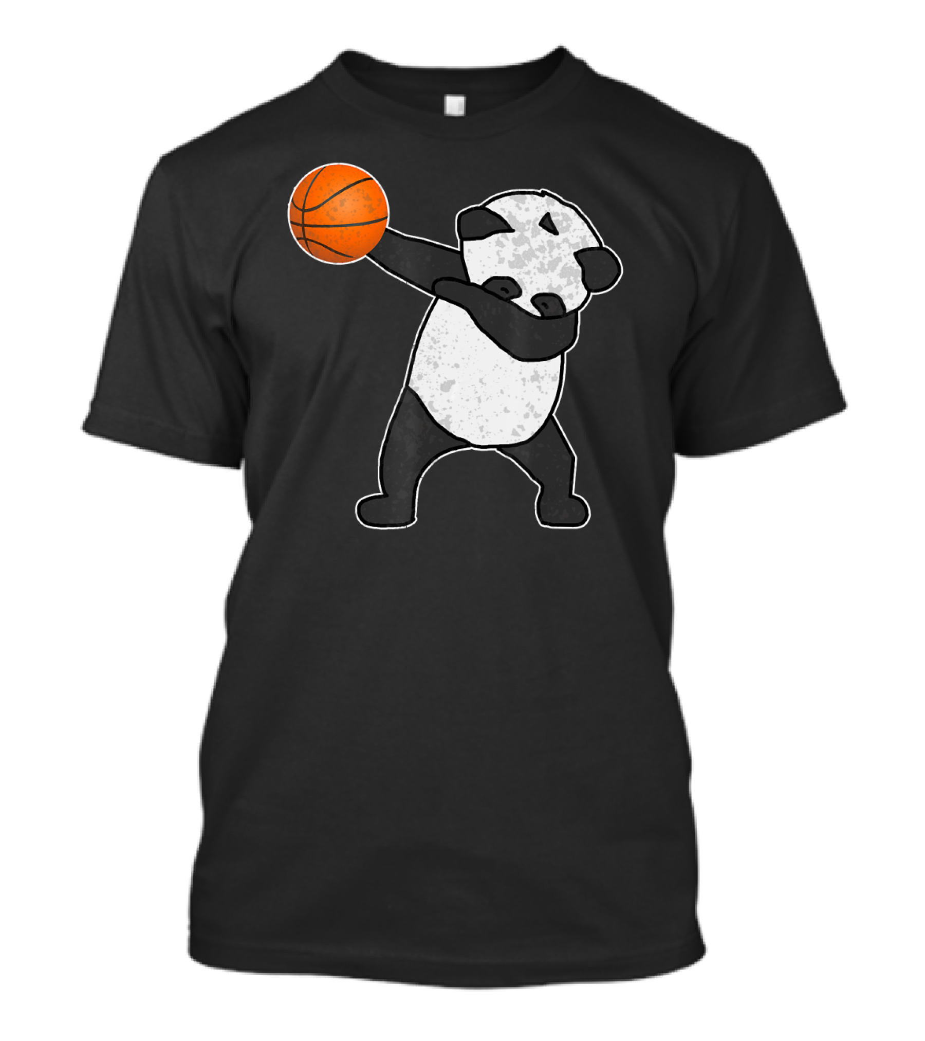 Panda Dabbing With Basketball Sports Dab T-Shirt