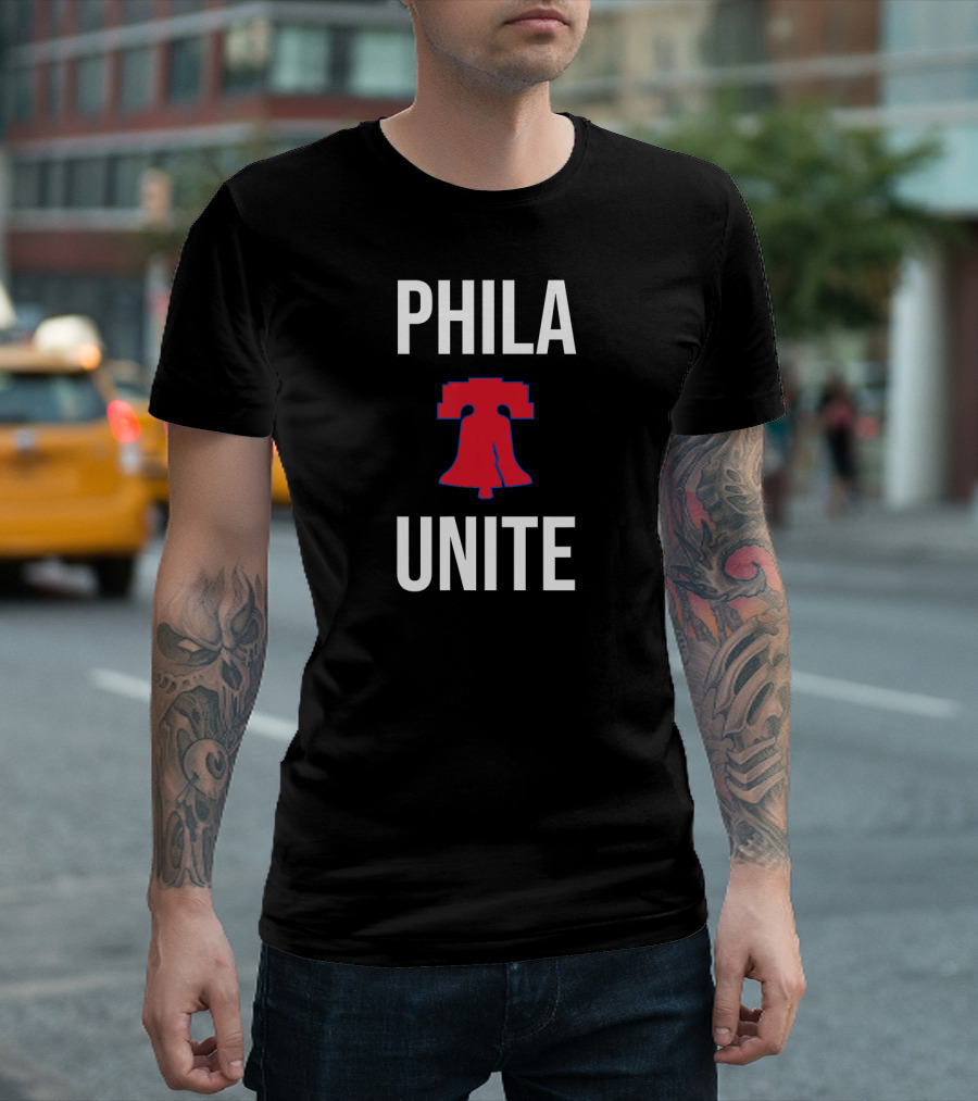 PHILA Unite Liberty Bell Philadelphia Basketball T-Shirt