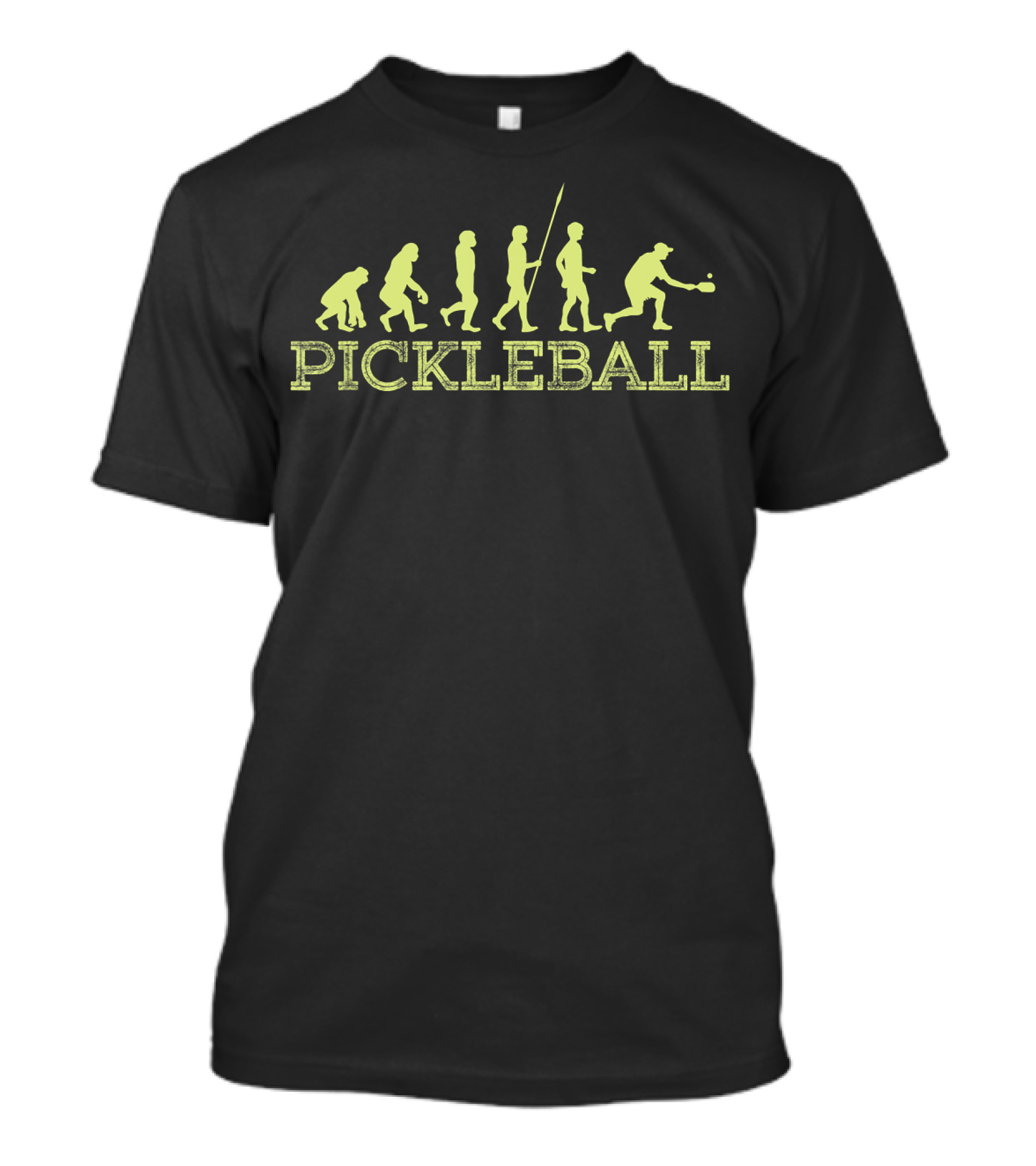 Pickleball Evolution Funny Pickleball T-Shirt