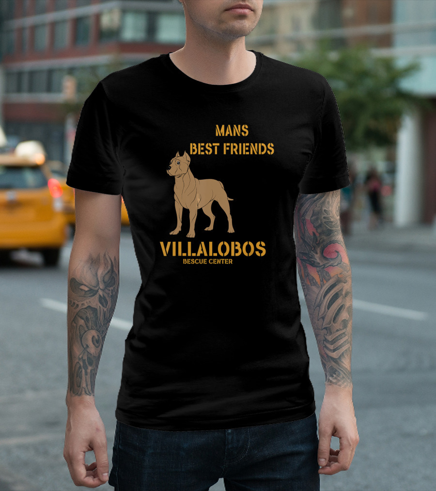 Mans Best Friends Villalobos Rescue Center Pitbull T-Shirt