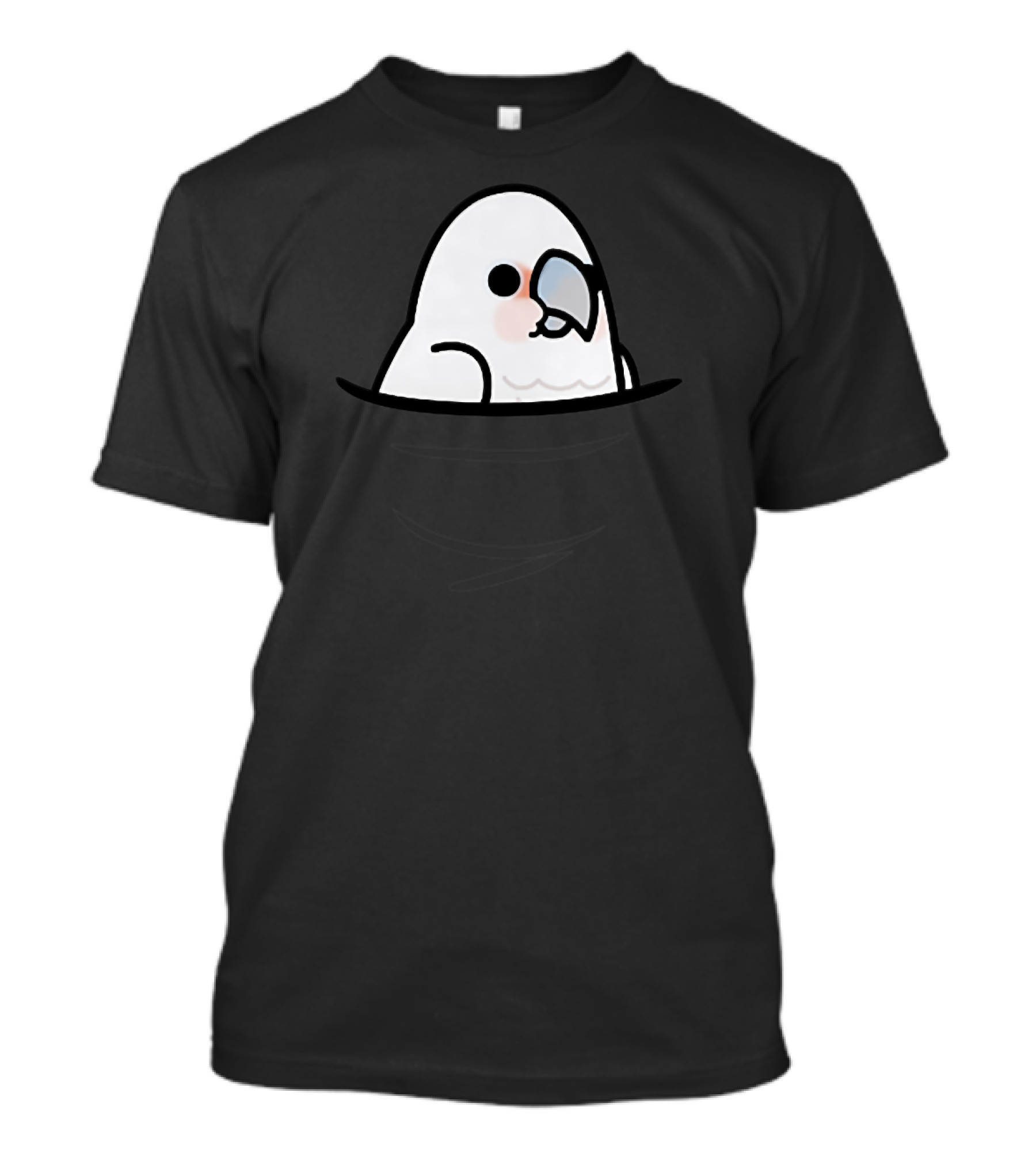 Goffin's Cockatoo Peeking From Pocket T-Shirt