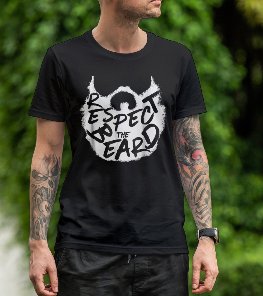 Respect The Beard Lives Mat T-Shirt