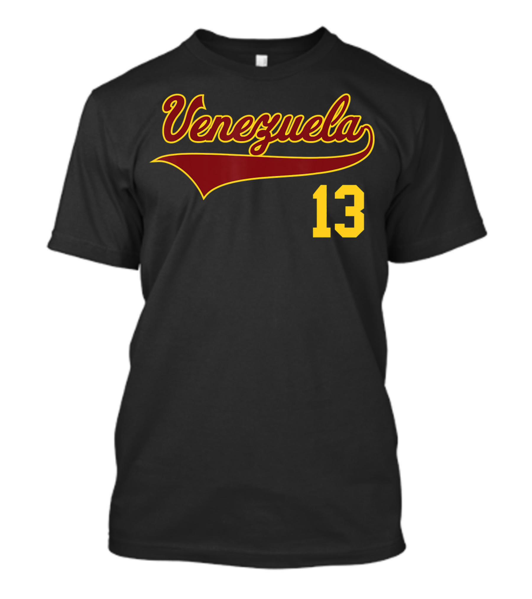 Venezuela 13 Retro Baseball Vinoti T-Shirt