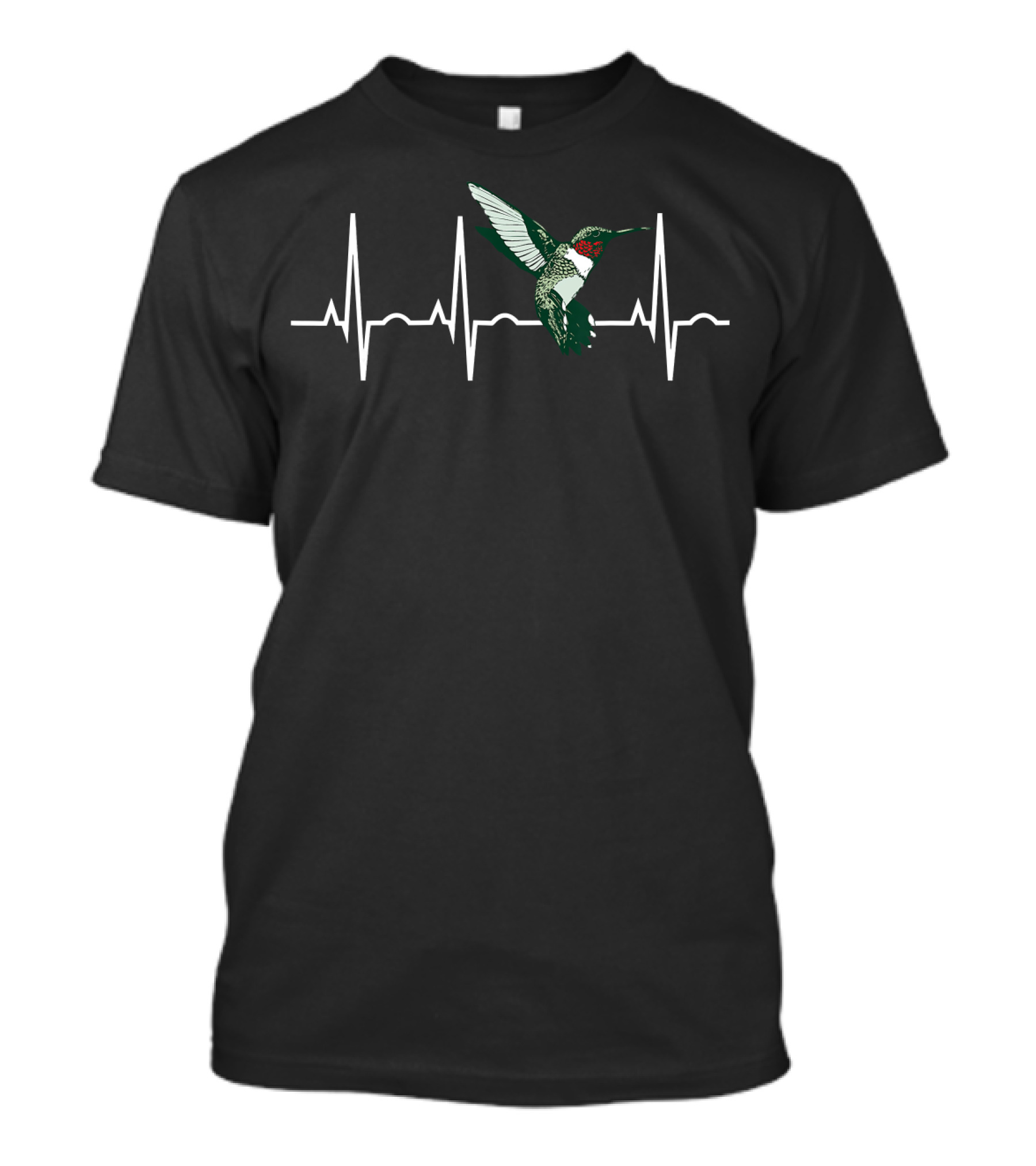 Ruby Throated Hummingbird Heartbeat Best Bird T-Shirt